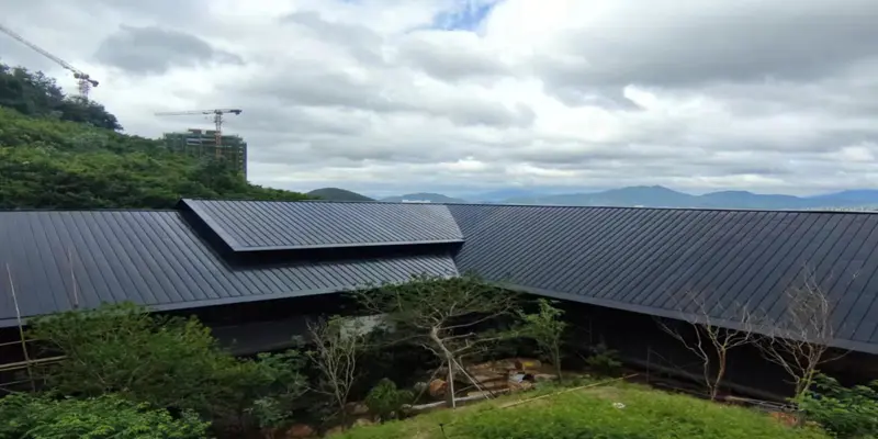 Roof Panel Engineering Of Japanese Restaurant