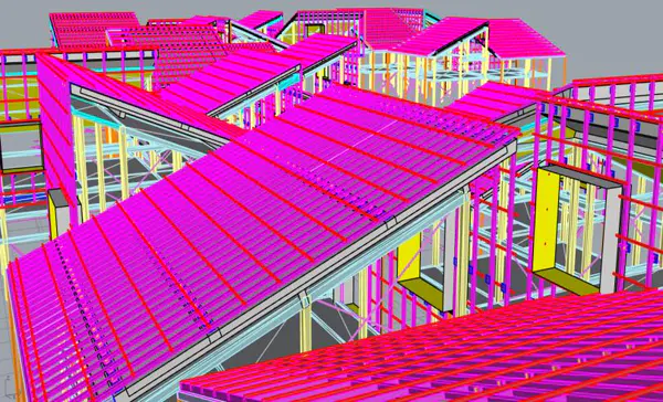 Roof Panel Engineering Of Japanese Restaurant